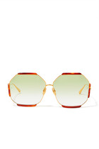 Margot Hexagon Sunglasses